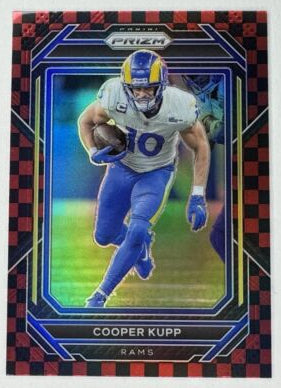 2022 Panini Prizm - #162 Cooper Kupp Red Checkered SSP NM