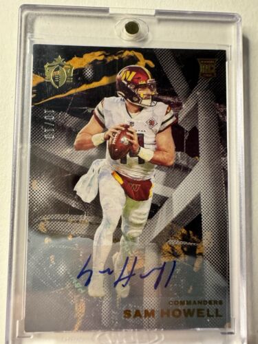 2022 Panini Chronicles - Gridiron Kings #5 Sam Howell (RC) /10 GOLD RO