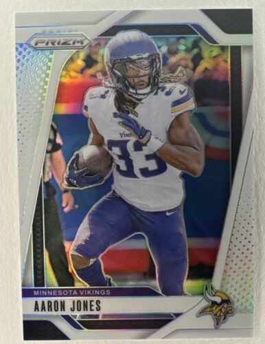 2024 Aaron Jones PRIZM White /35 #186 Mint Vikings