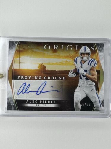 2023 Panini Origins Alec Pierce - Proving Ground Signatures #PGS-AP  /