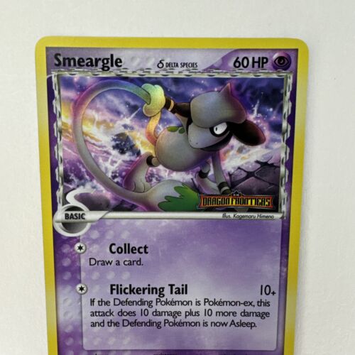 Pokemon Smeargle 39/101 EX Dragon Frontiers Rev Holo 2006 STAMPED