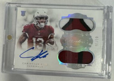 2018 Christian Kirk Flawless Rookie Dual Patch AUTO /10🔥🔥 MINT RC