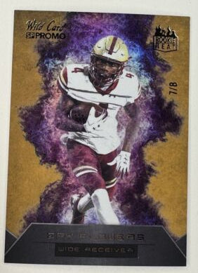 2023 Wild Card Matte #RH-ZF Zay Flowers Rookie Heat /8 SP RC Ravens