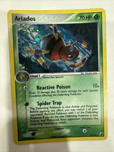 Ariados - 2/115 -  Pokemon - Unseen Forces - Holo Mint