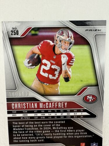 2024 Panini Prizm Christian McCaffrey Hyper /180