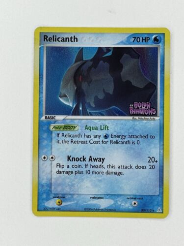 Relicanth Reverse Holo Holon Phantoms #30 2006 Pokemon Stamped