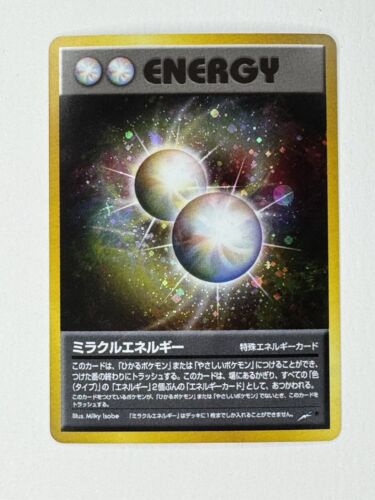 Pokémon Japanese Neo Miracle Energy Holo Rare