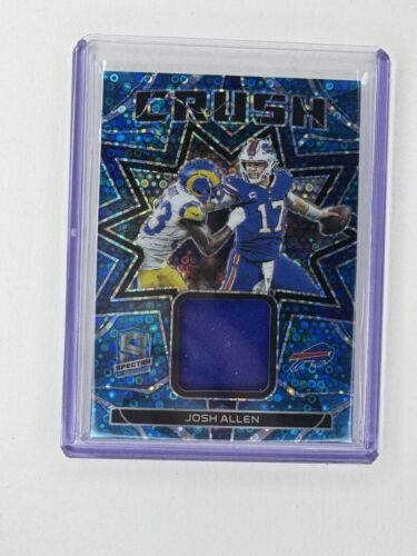 2023 Spectra Josh Allen Crush Patch Numbered /60 Bills