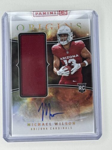 michael wilson origins 2023 Rookie Patch Autograph Sealed From Panini