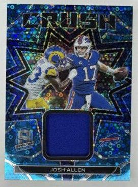 2023 Spectra Josh Allen Crush Patch Numbered /60 Bills