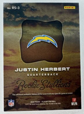 2020 Justin Jerbert Panini Playoff - Rookie Stallions #RS-3 Patch (MEM, RC)