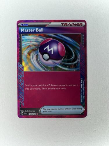 Master Ball 2024 Trainer Item ACE SPEC Holo Rare Pokemon  Card No. 153