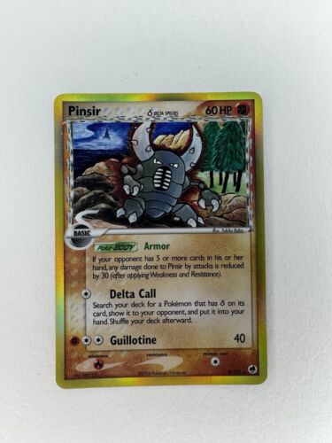 Pokémon TCG Pinsir (Delta Species) EX Dragon Frontiers 9/101 Holo