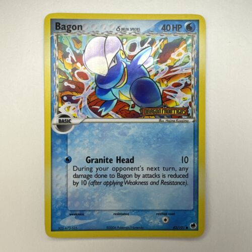 Pokemon Cards: EX Dragon Frontiers Stamped Reverse Holo: Bagon 43/101