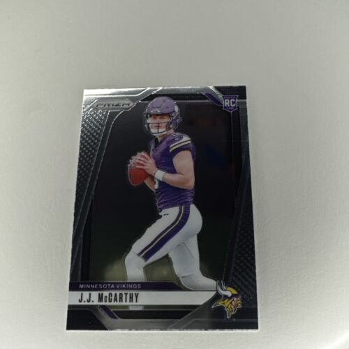 2024 Panini Prizm Football JJ McCarthy RC #400 Rookie Vikings SP PRIZM