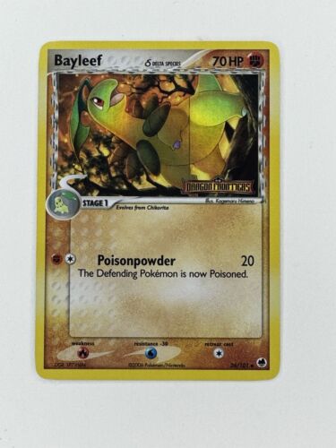 Pokémon Bayleef Delta Species EX Dragon Frontiers 26/101 STAMPED HOLO