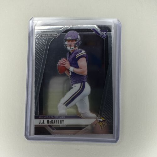 2024 Panini Prizm Football JJ McCarthy RC #400 Rookie Vikings SP PRIZM