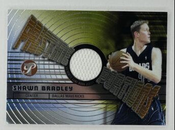 2002-03 Topps Pristine Shawn Bradley #PPO-SB Patch (MEM)