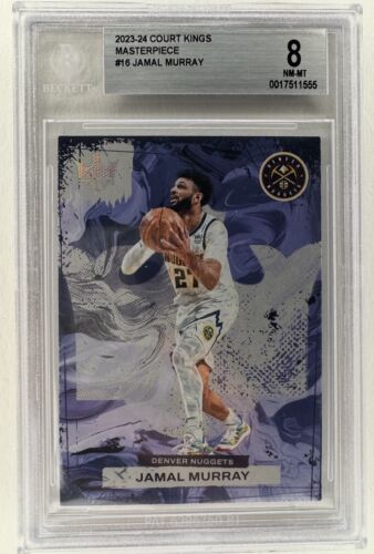 2023-24 Jamal Murray Court Kings Masterpiece 1 of 1 BGS 8