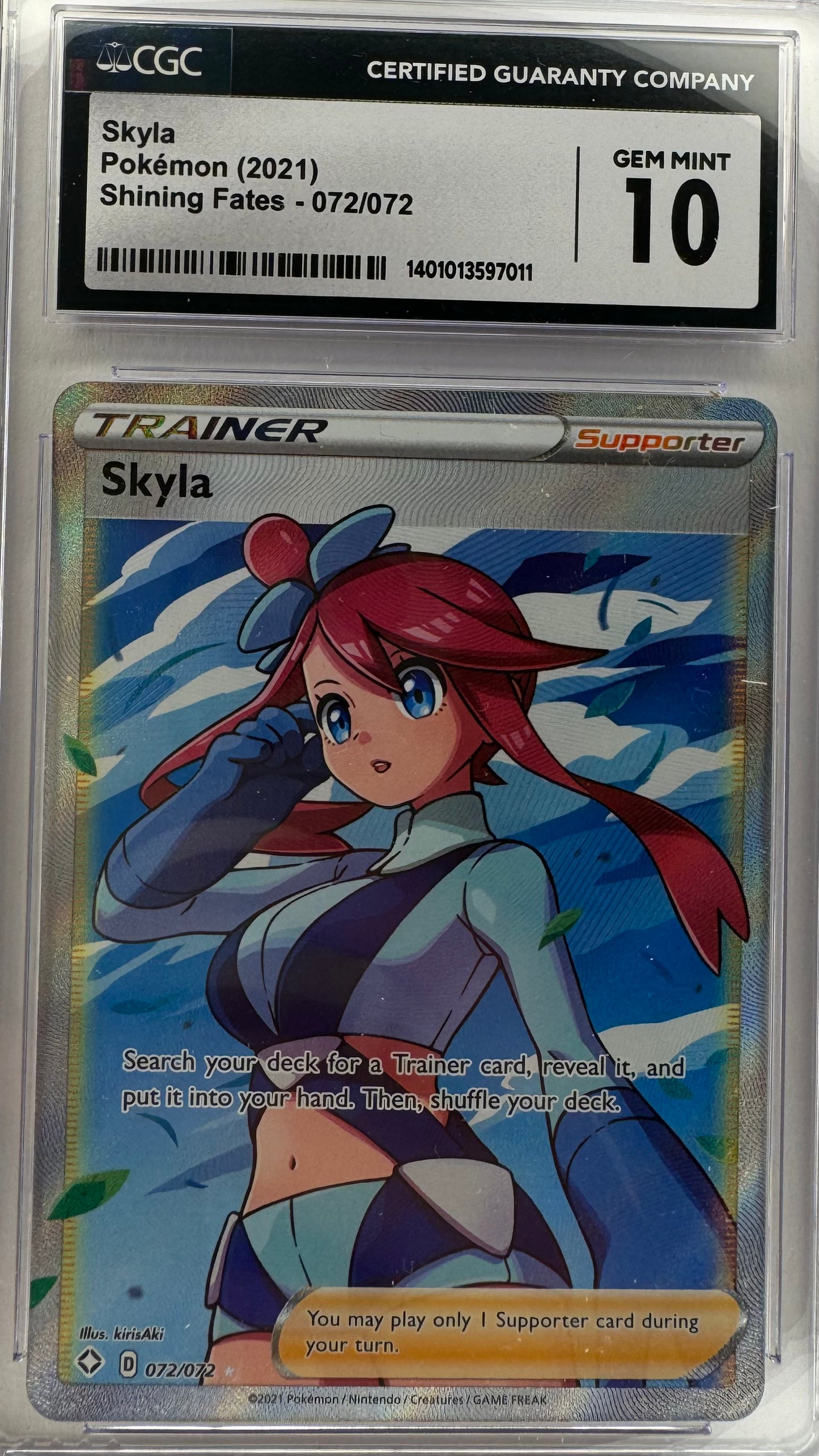 Skyla #72 Shining Fates CGC 10