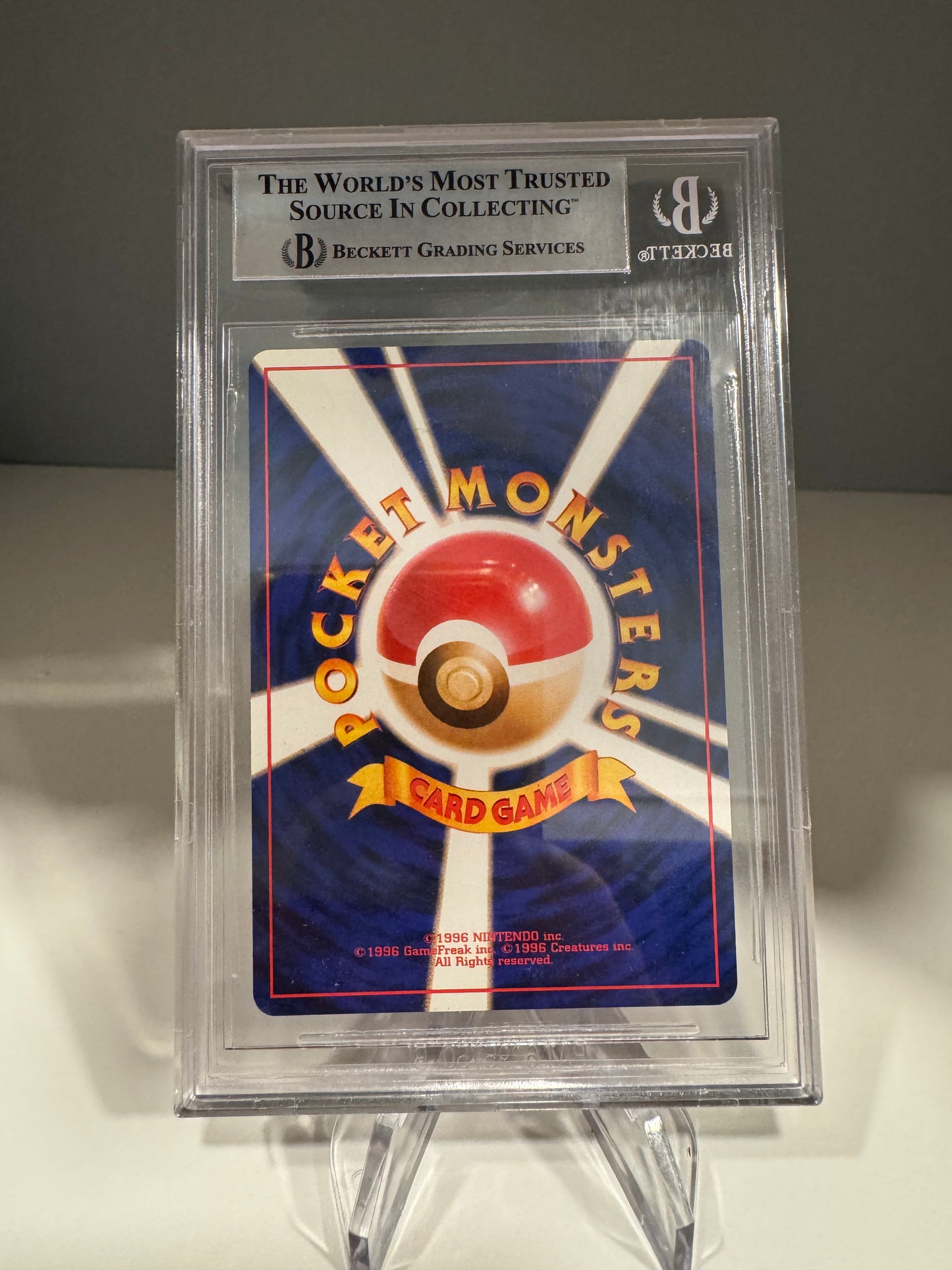 Charizard japanese base set 006 BGS Beckett 8.5