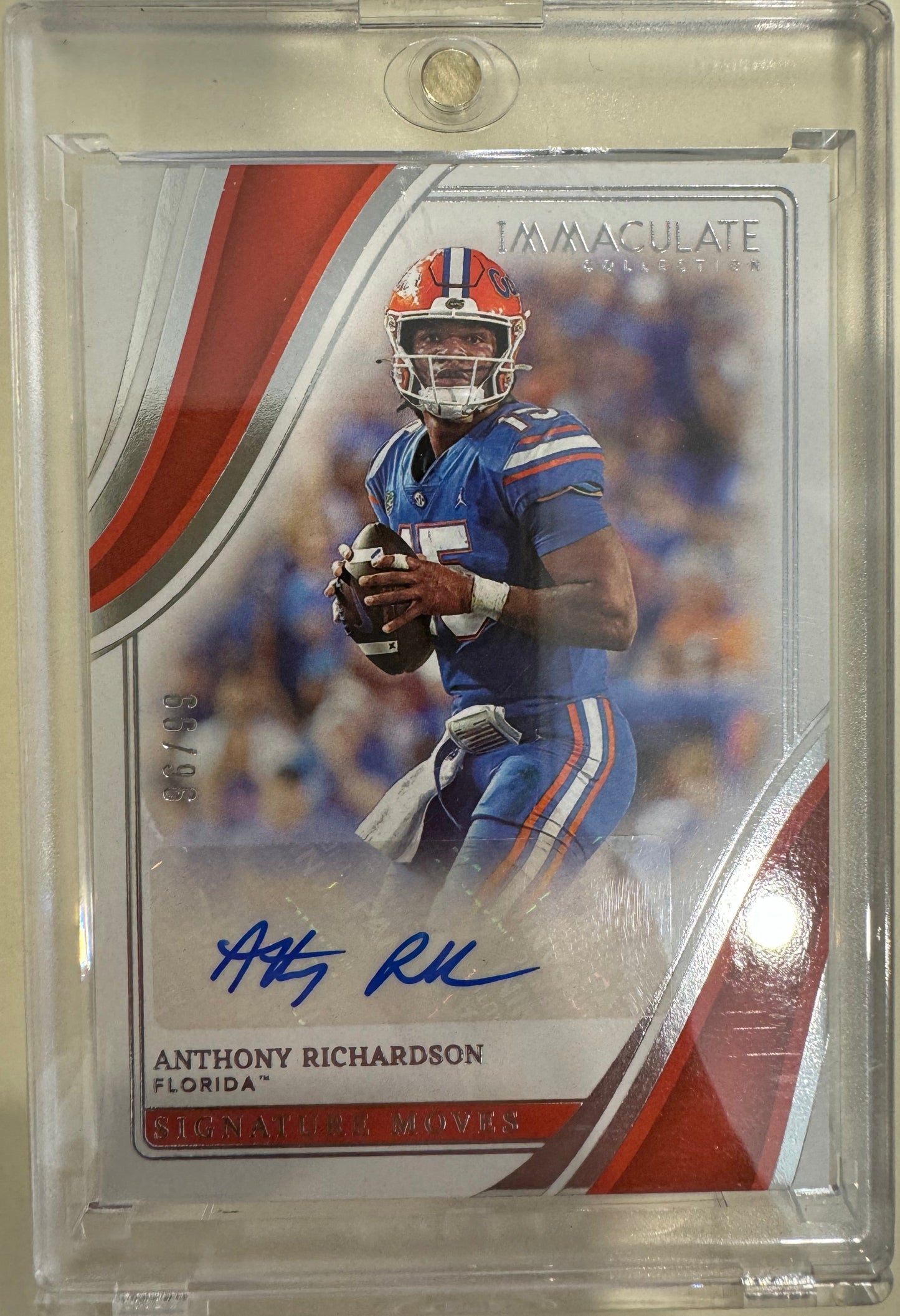 2023 Anthony Richardson Immaculate Signature Moves Auto 96/99