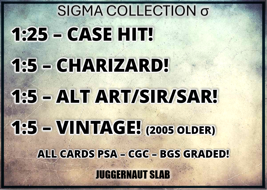 SIGMA - POKEMON MYSTERY JUGGERNAUT SLAB